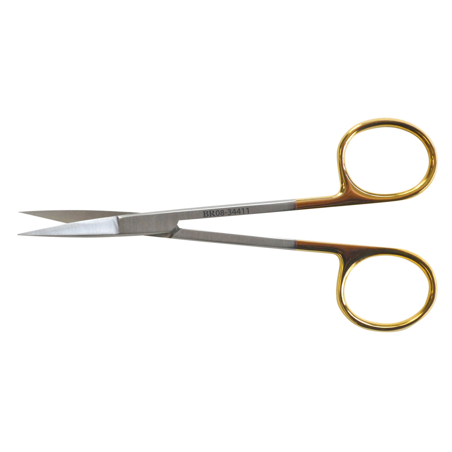 BR SURGICAL IRIS SCISSORS Iris Scissor, Curved, Sharp/ Sharp, 4½" TC BR Surgical, LLC BR08-34511