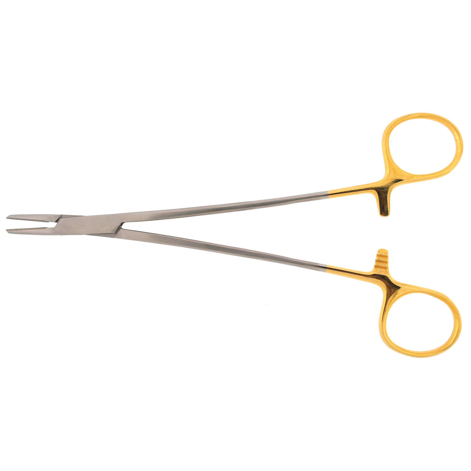 BR SURGICAL HERMANN MEDIZINTECHNIK INSTRUMENTS Debakey Needle Holder, Straight, Serrated, 7" TC BR Surgical, LLC BR24-21418