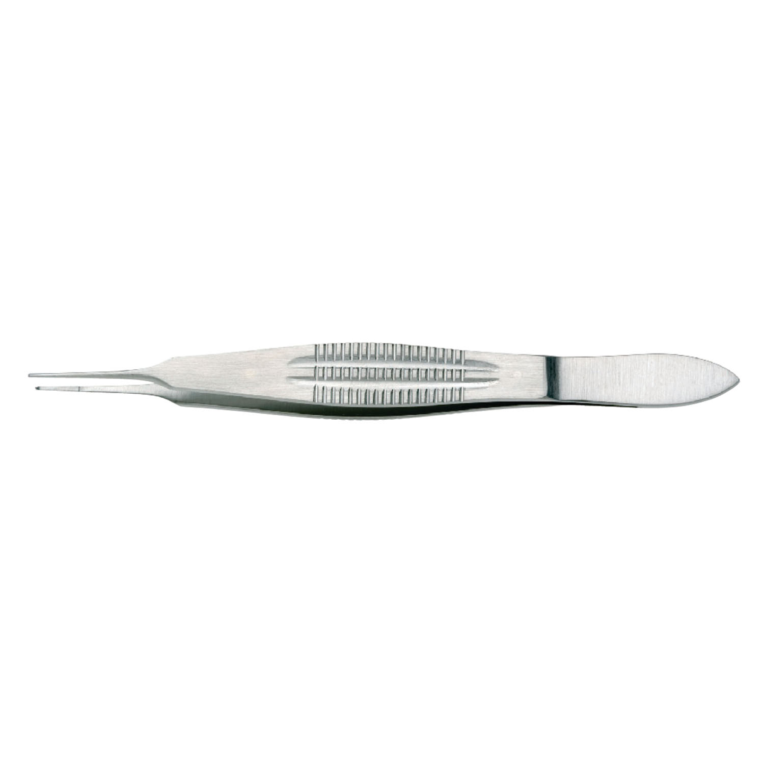 BR SURGICAL CASTROVIEJO SUTURING FORCEPS Castroviejo Suturing Forcep, 1x2 Teeth, Tying Platform, Tip 0.5mm, Wide Handle, 4¼" BR Surgical, LLC BR43-14905