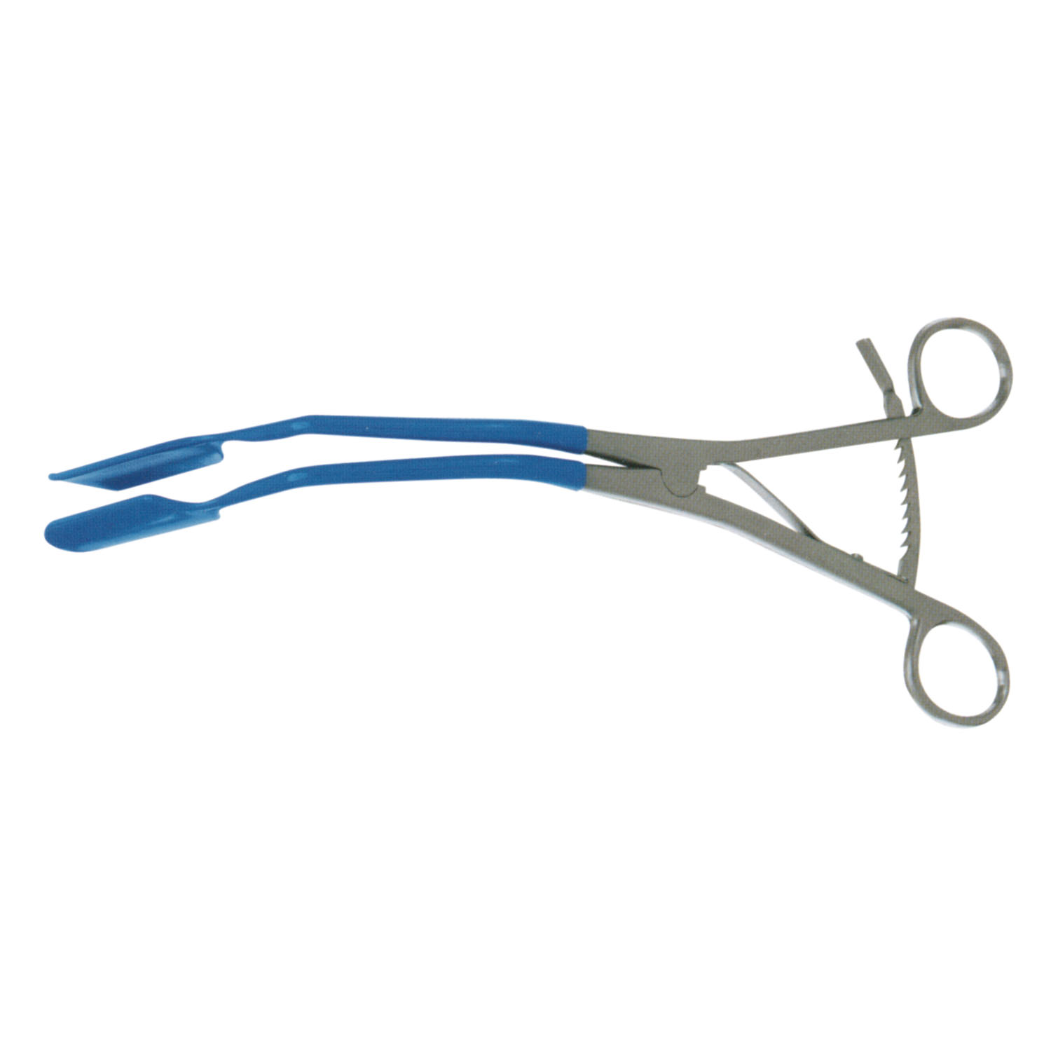 BR SURGICAL VAGINAL RETRACTOR Lateral Vaginal Retractor with Ratchet, Medium, 22 x 57mm Blade, Insulated Blue Coating For Electrosurgical, 7¾" BR Surgical, LLC BR71-30000