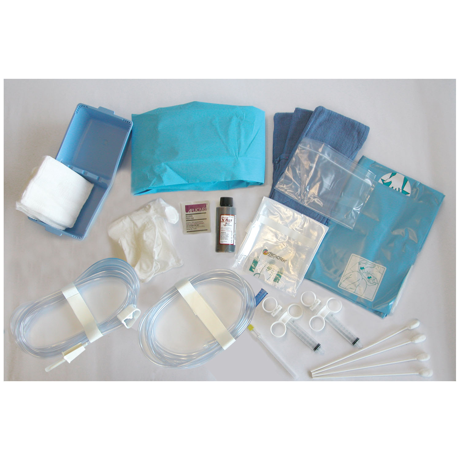 BR SURGICAL HYSTEROSCOPY STERILE PROCEDURE KIT Procedure Kit Contains: Hysteroscopy Tubing Set, Drape, Under Buttock, Pouch, Drape, Video Camera, Elastic tips, Label, White 1" x 3", O.R. Towel, Alcohol Prep Pad, Needle, 20G x 3½" Spinal, Prep, PVP 2 oz Bottle, Bag, Ziplock 6" x 8", Syringe, 10cc Control, Swab, Rayon 8", Gloves, Medium Non-Latex (Size 7), Gauze, 4" x 4", 12-Ply, Tray, 2-Compartment, Cover, Back Table 44" x 76" Bulk & Pouch, 14" x 18" Header Bag BR Surgical, LLC BR980-9600
