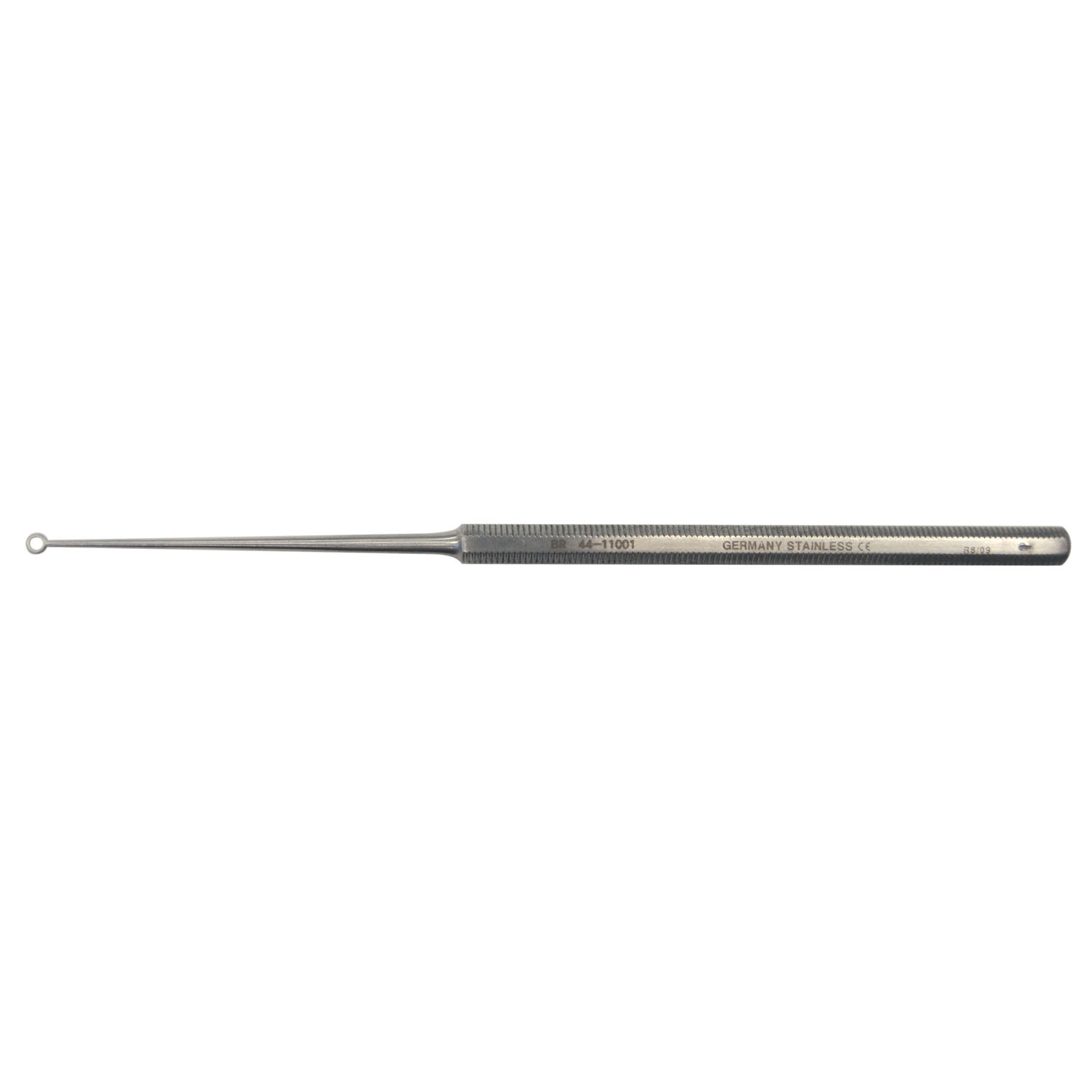 BR SURGICAL FLOOR GRADE INSTRUMENTS (ECONOMY) Buck Ear Curette, Straight, Blunt, Size 1 BR Surgical, LLC FG44-11001