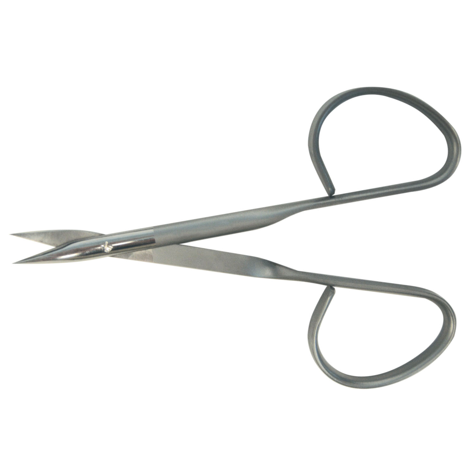 BR SURGICAL WORLD GRADE INSTRUMENTS Gradle Eye Suture Scissor, Ribbon Handle, Slightly Curved, Sharp, 3¾" BR Surgical, LLC WG08-34653