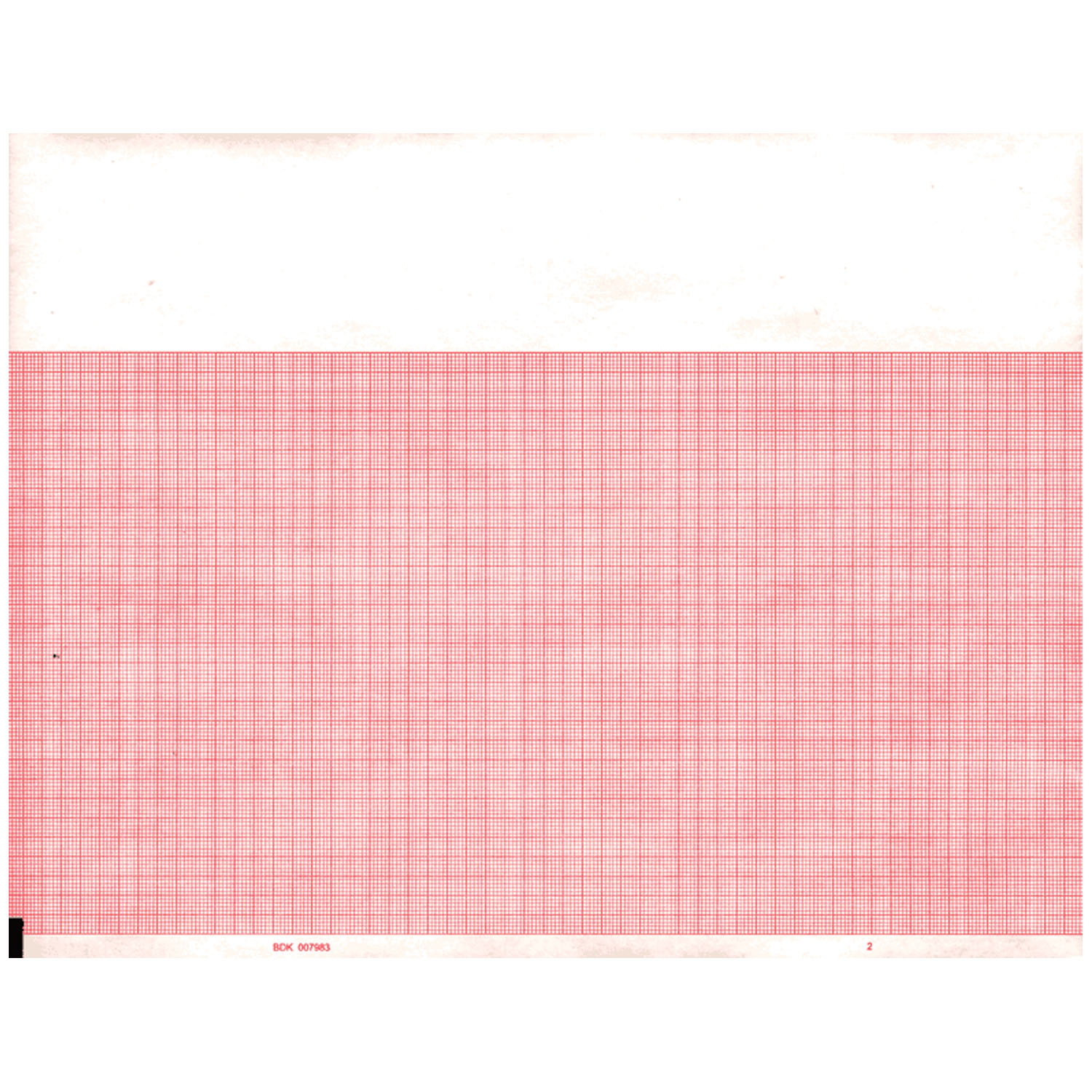 GRAPHIC CONTROLS CARDIOLOGY CHART PAPER Chart Paper, Burdick™ 007983, 8.465" x 83 ft, Red Grid, 10/cs Graphic Controls 7G31334595