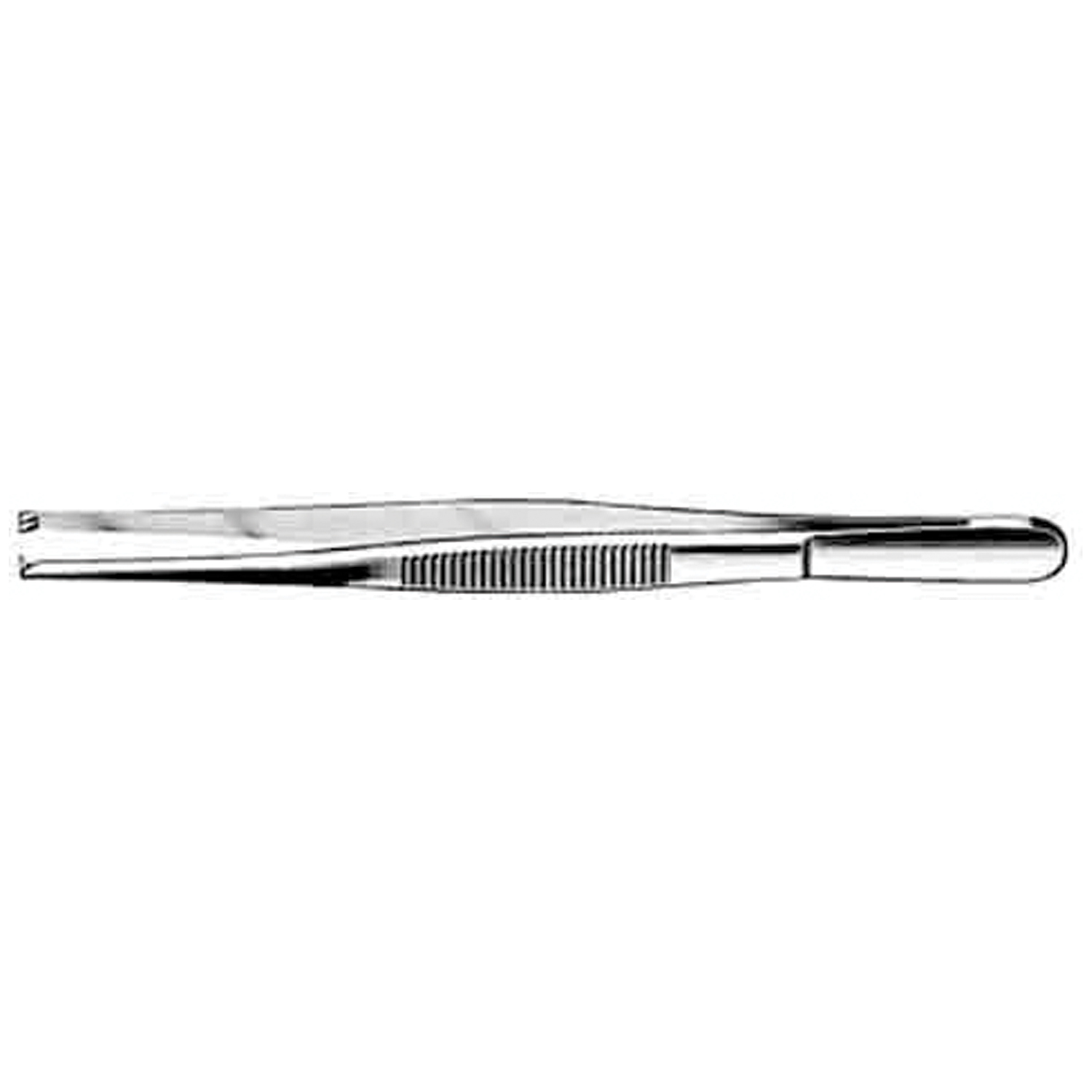 PMD OR GRADE TISSUE FORCEPS Tissue Forceps, Standard Pattern, Serrated Handles, 1x2 Teeth, 6" (15.2 Cm) Precision Medical Devices S1069-0515