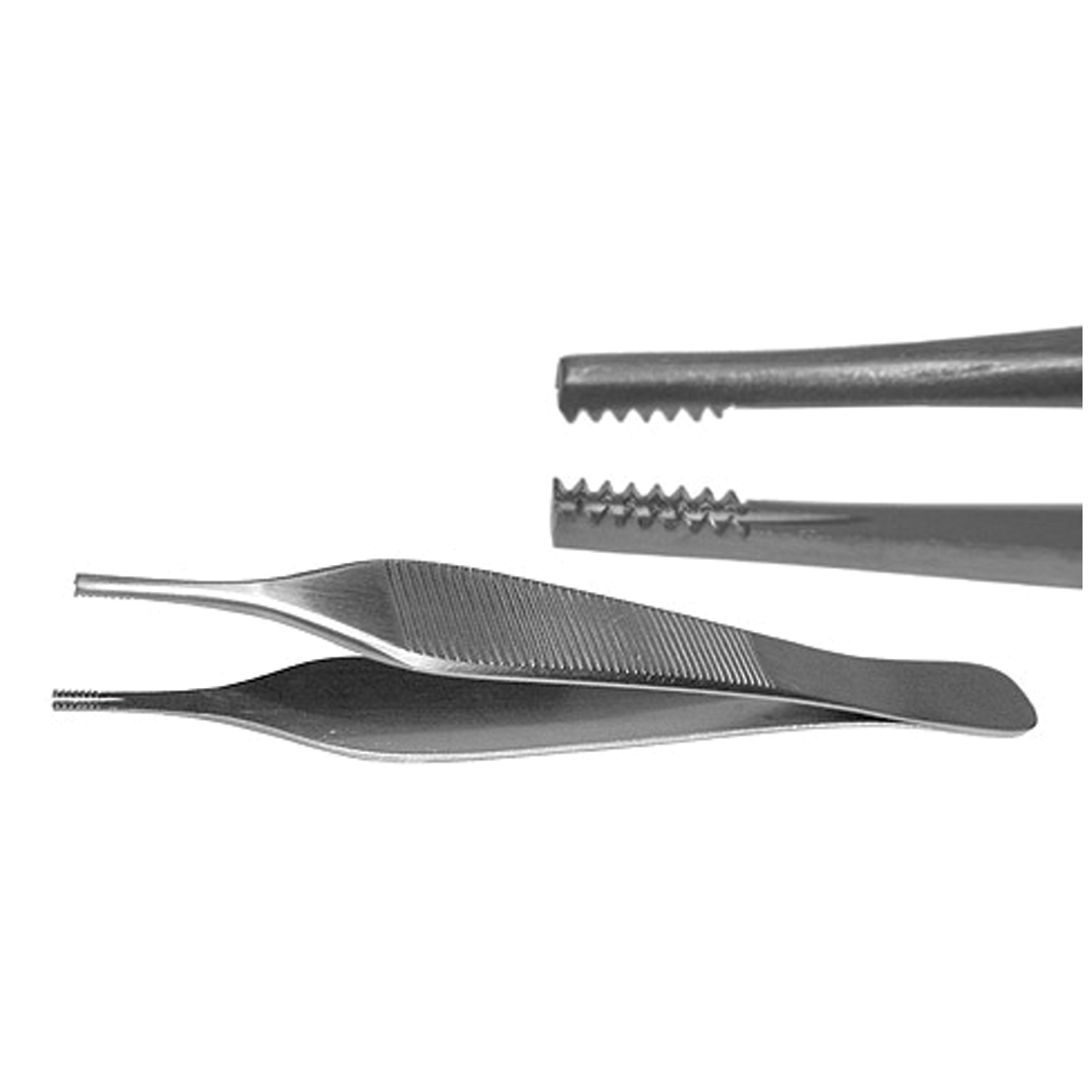 PMD OR GRADE BROWN-ADSON TISSUE FORCEPS Tissue Forceps , Standard Pattern , 7x7 Teeth,  4¾" (12.1 Cm) Precision Medical Devices S1069-2512