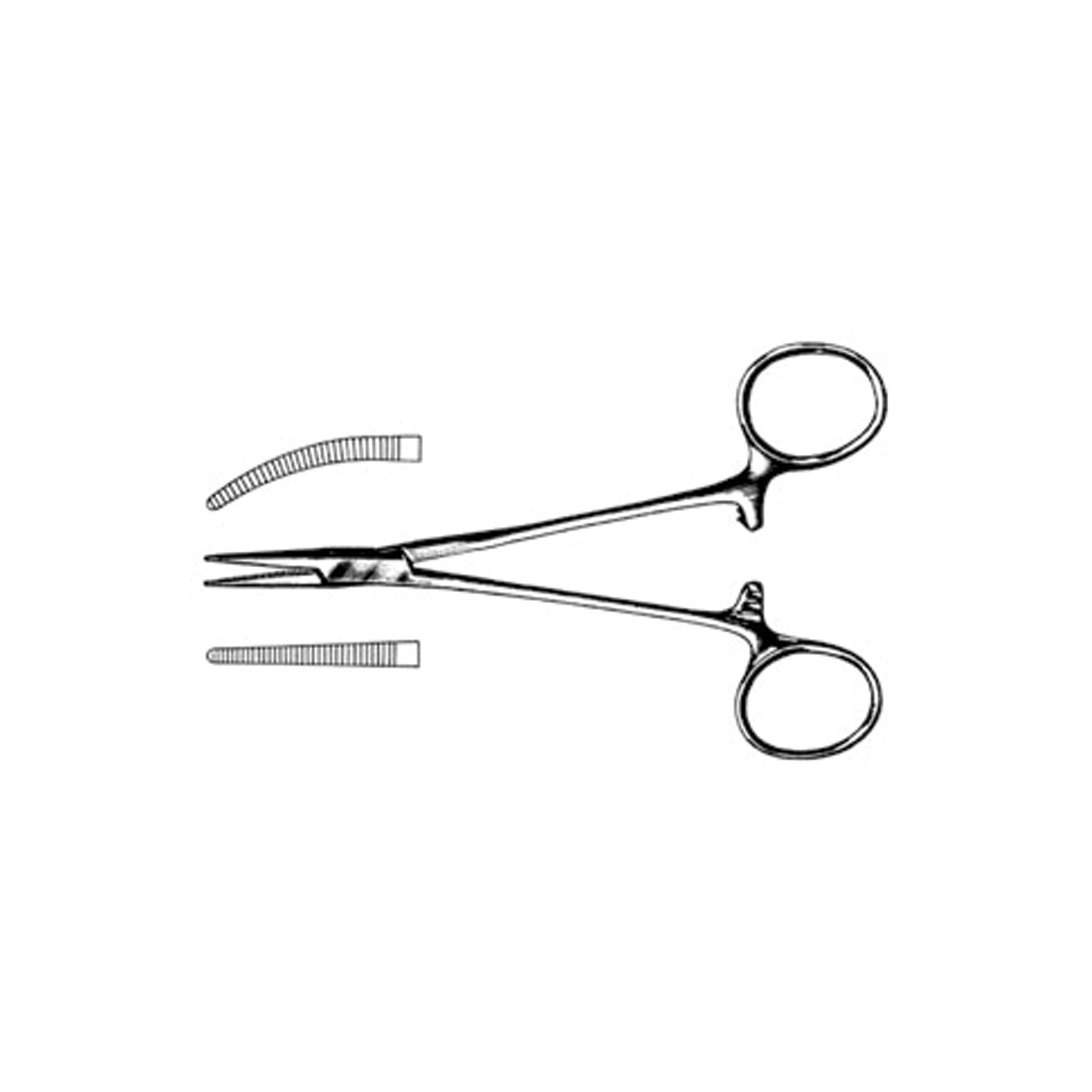PMD OR GRADE HALSTED MOSQUITO FORCEPS Forceps , Standard Pattern, Curved , 5" Precision Medical Devices S1159-4512