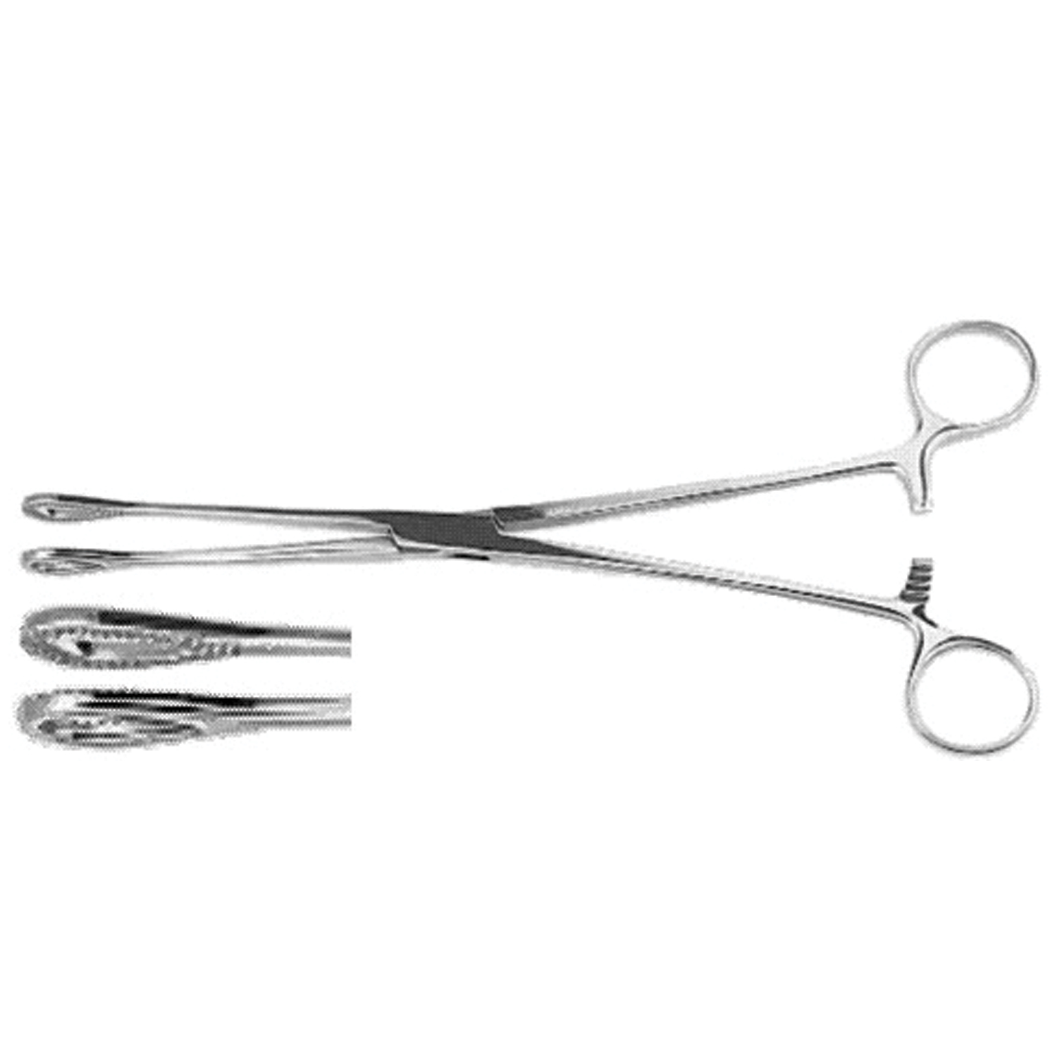 PMD OR GRADE FOERSTER FORCEPS Sponge Forceps, Serrated Jaws, Straight, 9½" (24.1 Cm) Precision Medical Devices S1199-5024