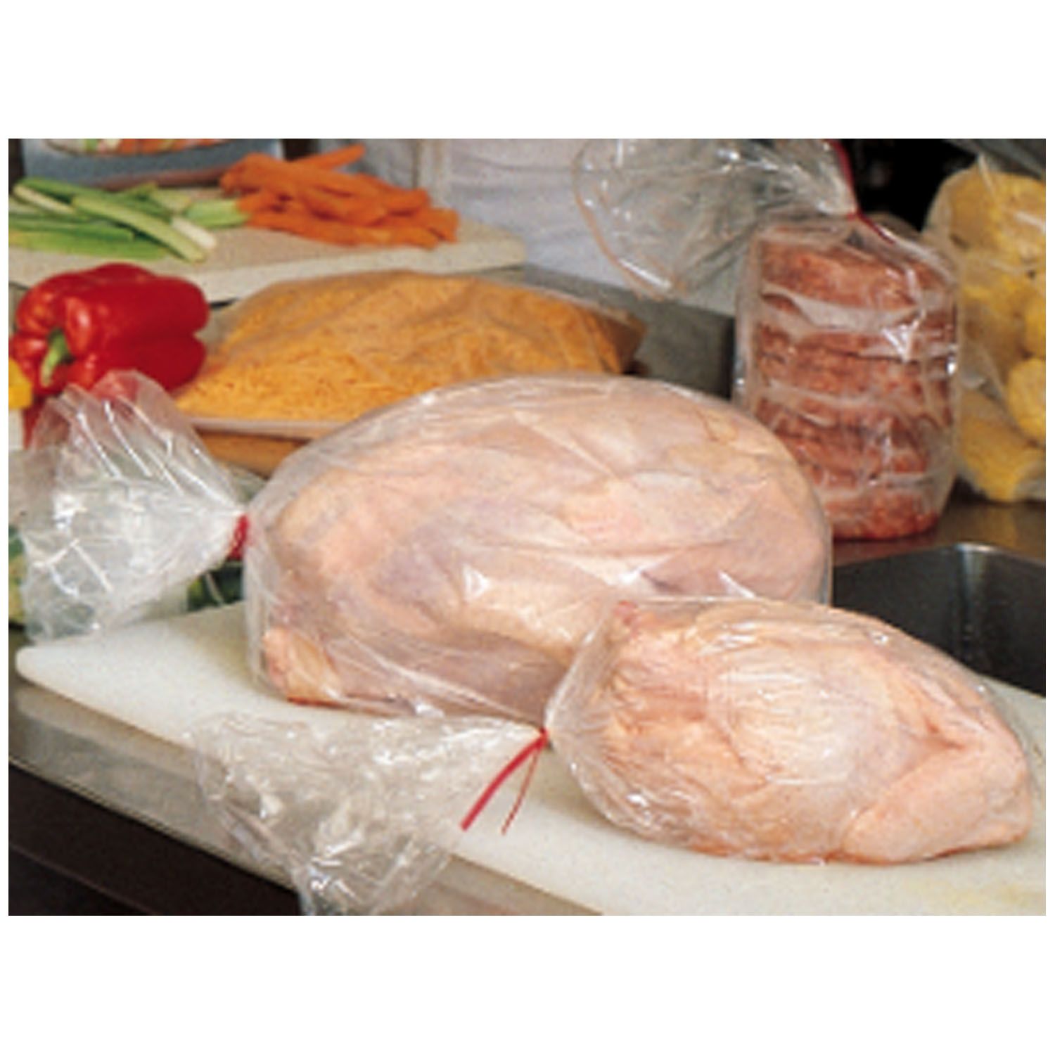 ELKAY TUF-R® LOW DENSITY BAGS Gusset Bag, Heavy LLDPE, 0.85 mil, 6" x 3" x 15", 100 bg/pk, 10 pk/cs LK Packaging 8G063015