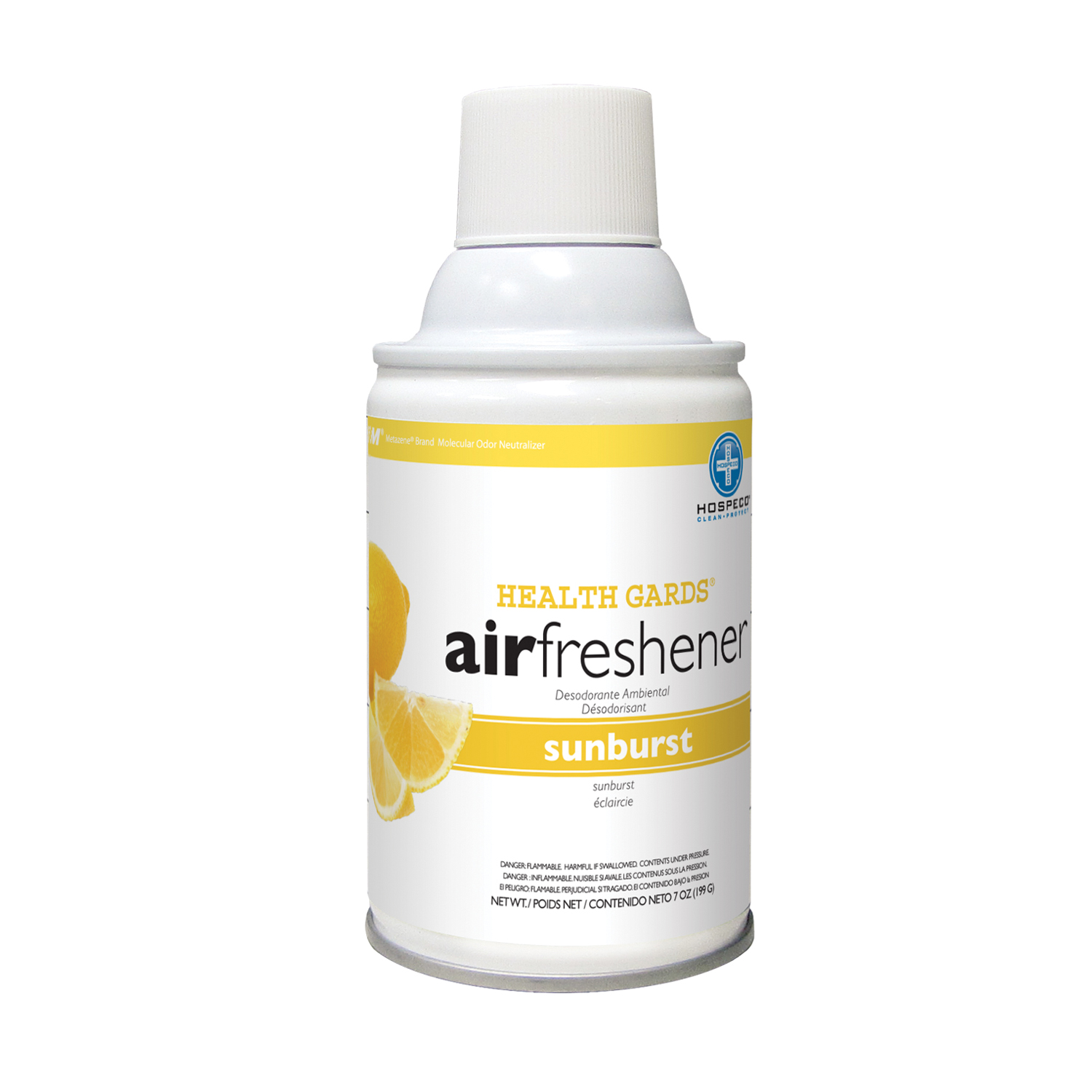HOSPECO HEALTH GARDS® METERED AEROSOL AIR FRESHNERS Metered Aerosol, Sunburst, 12/cs Hospeco 07933