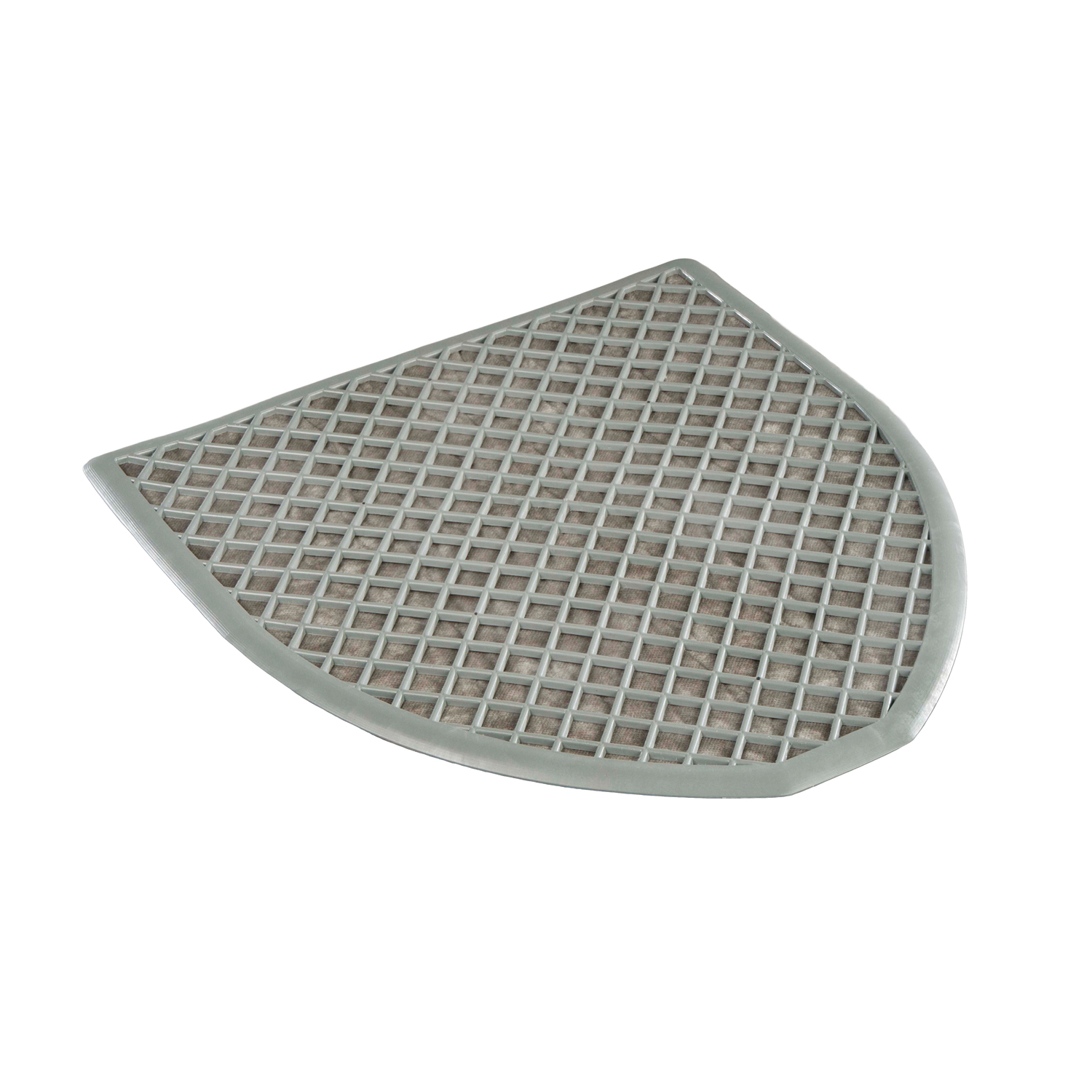 HOSPECO TASKBRAND® URINAL DRIP MAT Urinal Drip Mat, Grey, 6/bx Hospeco AS-ACDM-P