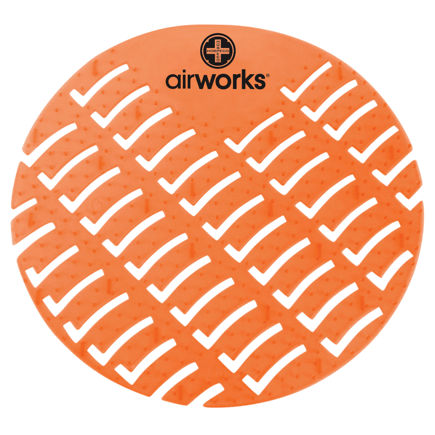 HOSPECO AIRWORKS® URINAL SCREENS Urinal Screen, Mango, Orange, 10/bx Hospeco AWUS007-BX