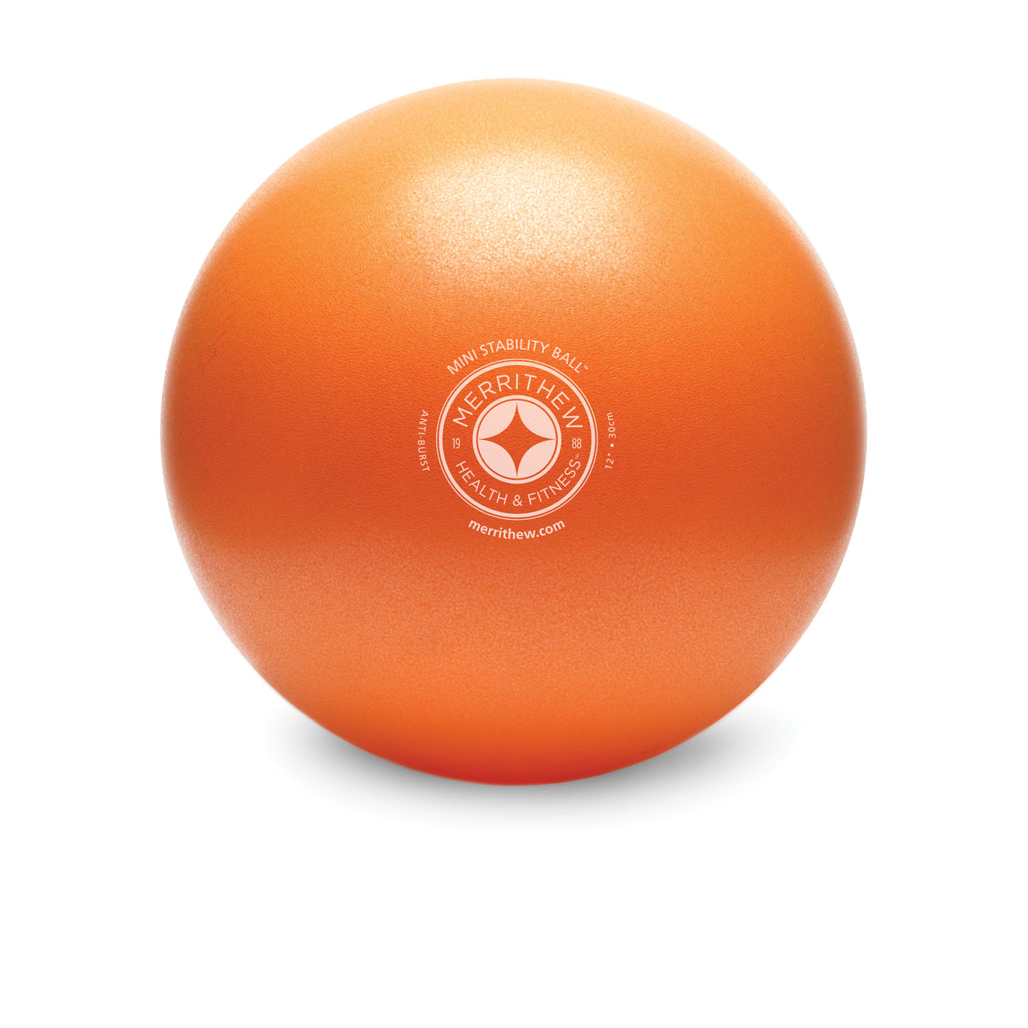 MERRITHEW MINI STABILITY BALL™ Mini Stability Ball™, 12", Large, Orange (Price subject to change without notice) Merrithew ST-06116