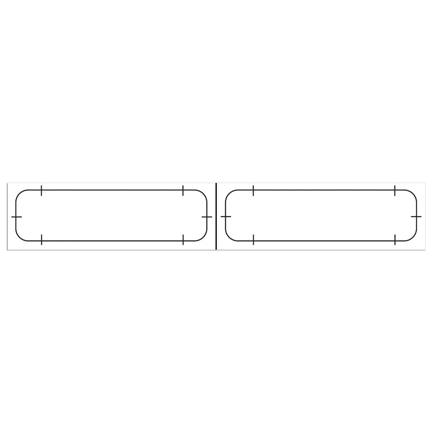 PRECISION DYNAMICS DATAMATE® LABELS & BRACELET SYSTEM Adult Labels Only, End-to-End On Roll, 3 3/8" x 7/8", White, 1000/bx Precision Dynamics 9130-00-PDR