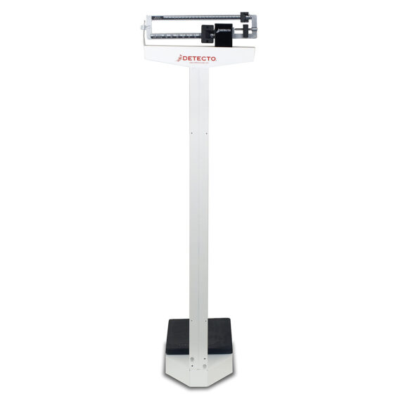 DETECTO DUAL-READING PHYSICIAN‘S SCALE Physician's Scale, Weigh Beam, 440 lb X 4 Oz / 200 kg X 100 G, Height Rod (DROP SHIP ONLY) Detecto 339