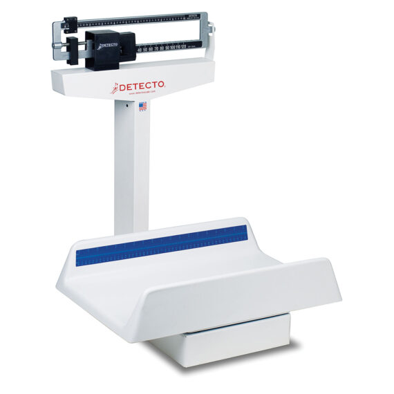 DETECTO HEAVY DUTY PEDIATRIC SCALE Baby Scale, Weighbeam, Tray, 65 kg X 20 G (DROP SHIP ONLY) Detecto 451