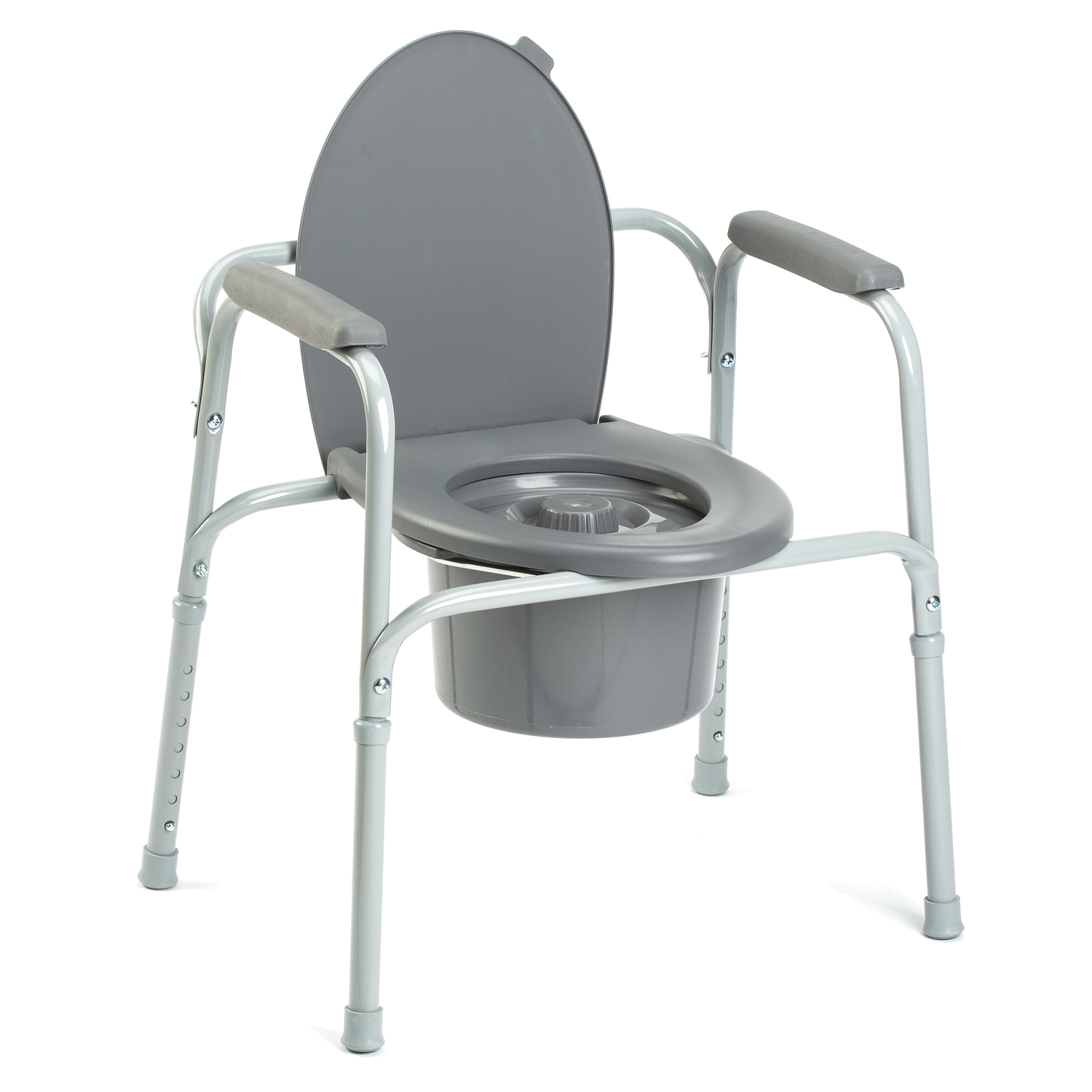 INVACARE I-CLASS™ ALL IN ONE COMMODE Gray Coated Commode (051110) Invacare Corporation 9630-1