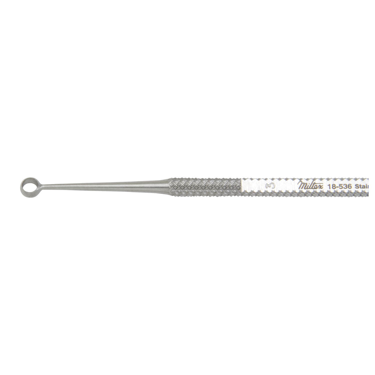 MILTEX HEATH CHALAZION CURETTES Heath Chalazion Curette, 4", Size 3, 3mm Integra Miltex 18-536