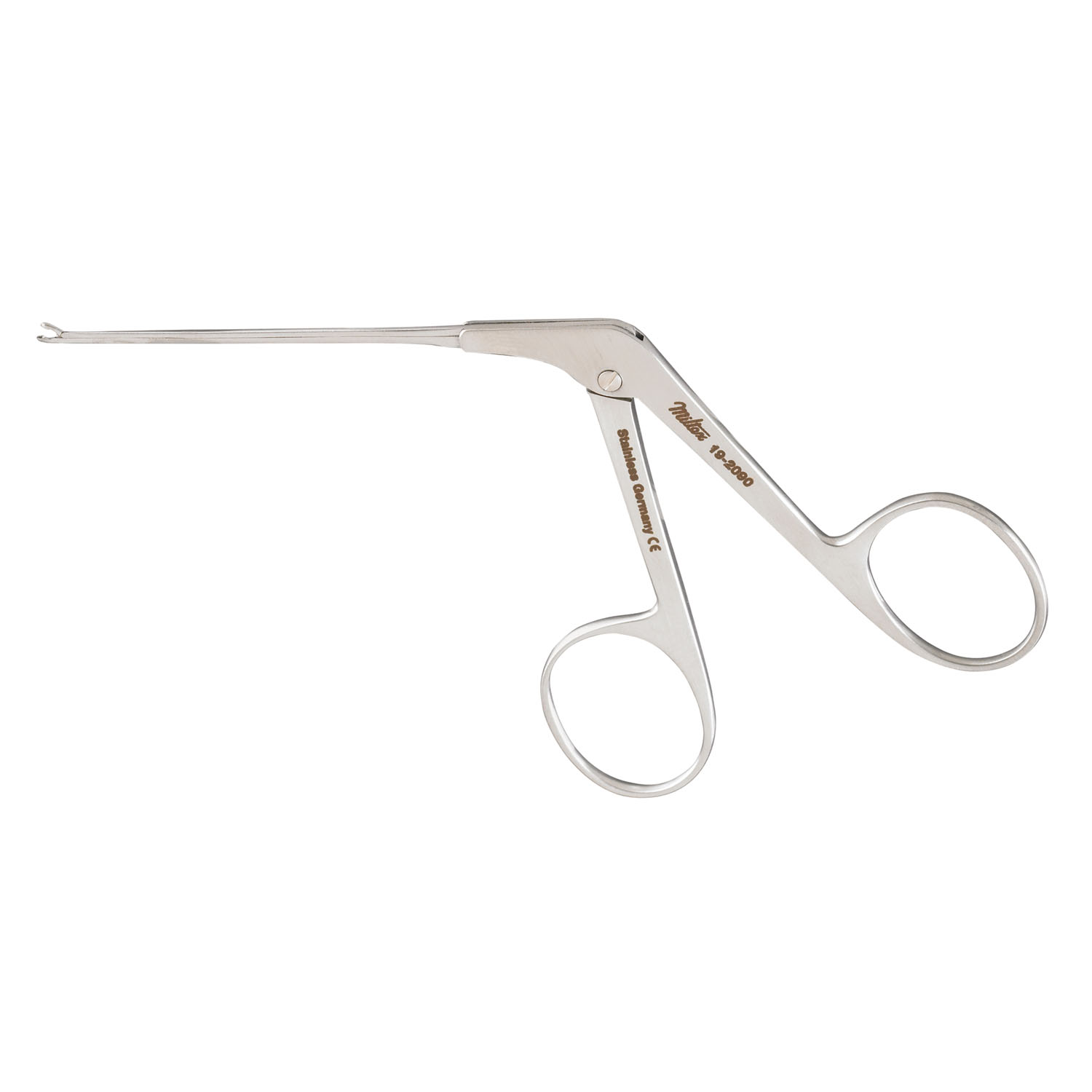 MILTEX MICRO ALLIGATOR EAR FORCEPS Ear Forceps, Oval Cup Jaws 0.5mm Wide, Ebony Finish Integra Miltex 19-2090-B