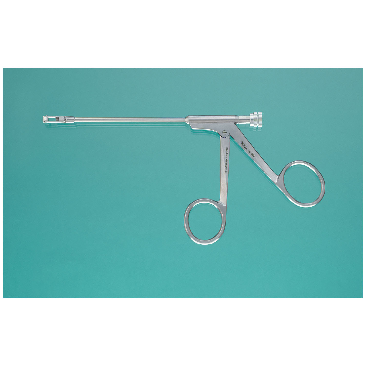 MILTEX ENT INSTRUMENTS Ostrum Antrum Punch-Backbiter-Bite, 2.5mm x 7mm, Right, Luer Lock Port/ Cleaning Integra Miltex 20-1038