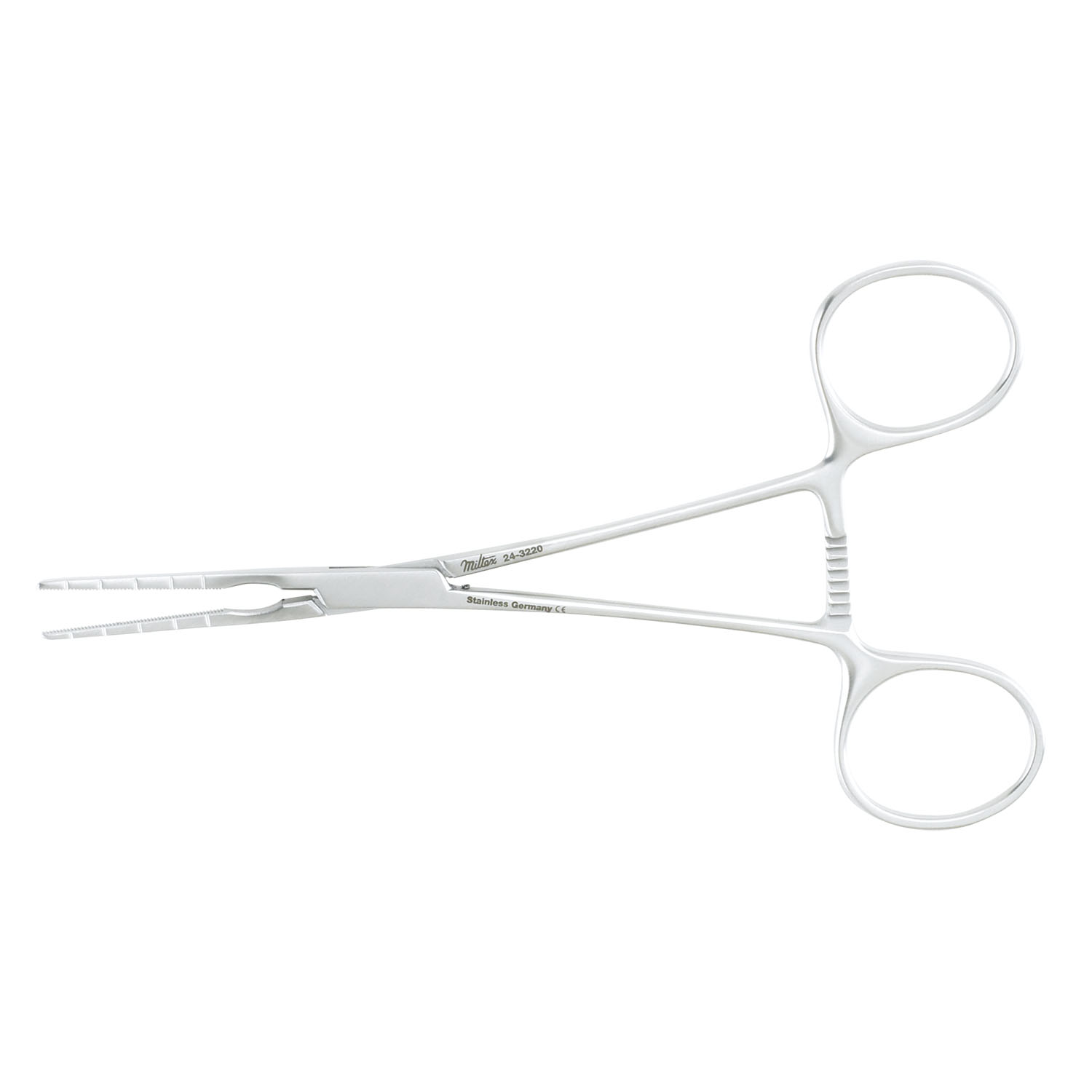 MILTEX COOLEY PEDIATRIC VASCULAR CLAMPS Vascular Clamp, 5½", 5mm Calibrations On Outer Sides Of Jaws, Straight Jaws 25mm, Straight Handles Integra Miltex 24-3220