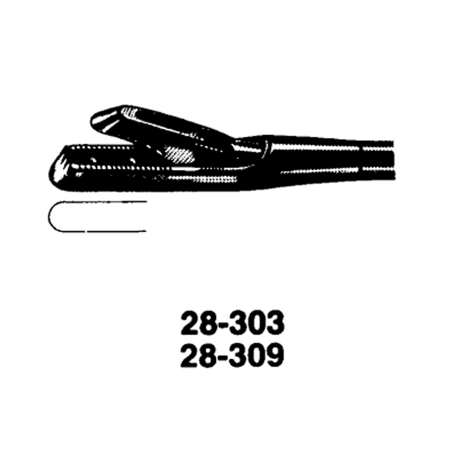 MILTEX YEOMAN BIOPSY FORCEPS Biopsy Forceps, 14" Rotating Shaft, Teeth & Ring Handle, Straight 4 x 8mm Bite, Basket Integra Miltex 28-303