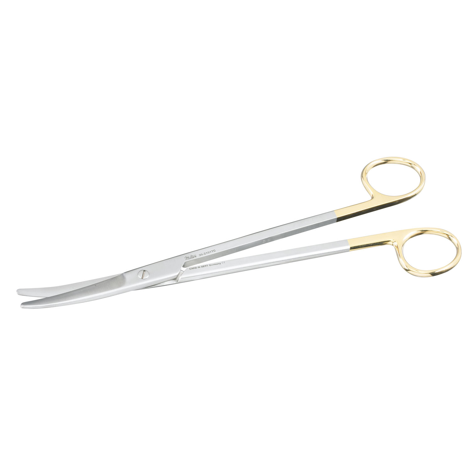 MILTEX Z-TYPE HYSTERECTOMY/PARAMETRIUM SCISSORS & FORCEPS Scissors, 9" (22.9cm) Slight Curve, Carb-N-Sert Blades Integra Miltex 30-2101TC