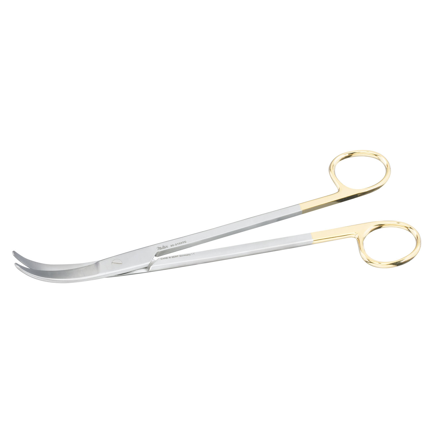 MILTEX Z-TYPE HYSTERECTOMY/PARAMETRIUM SCISSORS & FORCEPS Scissors, 9" (22.9cm) Full Curve, Carb-N-Sert Blades Integra Miltex 30-2103TC
