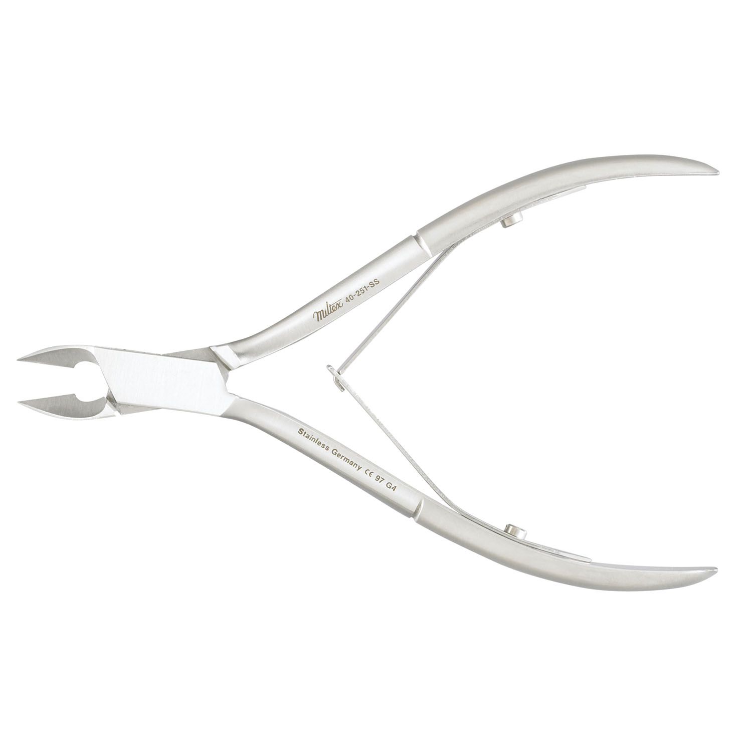 MILTEX TISSUE & CUTICLE NIPPERS Cuticle Nipper, 5", Stainless, 10mm, Convex Jaws Integra Miltex 40-251-SS