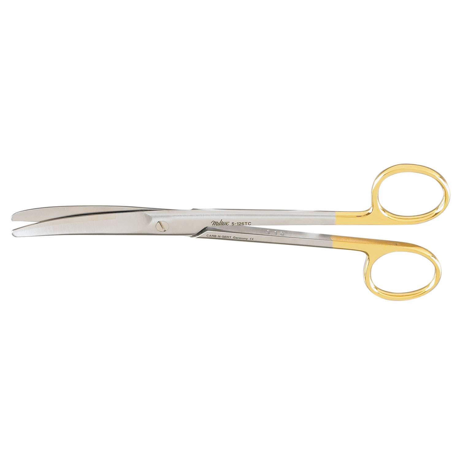 MILTEX MAYO DISSECTING SCISSORS Dissecting Scissors, 6¾" Curved, Carb-N-Sert, Standard Beveled Blades Integra Miltex 5-126TC