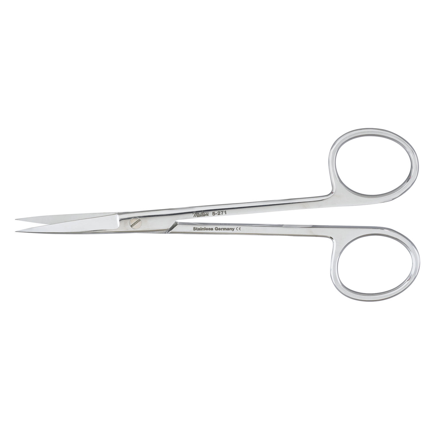 MILTEX PLASTIC SURGERY SCISSORS Surgery Scissors, 4¾" Straight, Sharp-Sharp Points, Serrated Blade Integra Miltex 5-271
