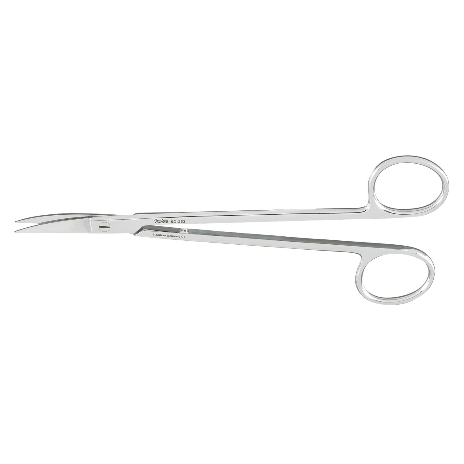 MILTEX KELLY FISTULA SCISSORS Kelly Fistula Scissors, 6¼" Curved, One Serrated Blade Integra Miltex 5D-253