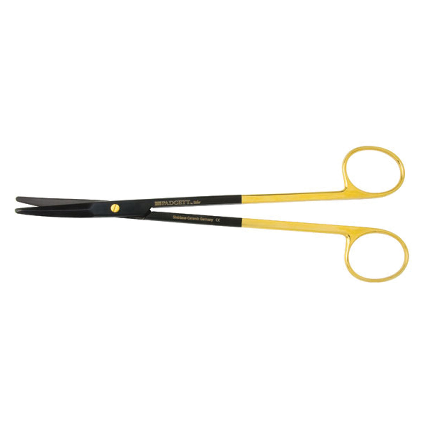 MILTEX CERAMIC SCISSORS Gorney Scissors, 7½" Curved Blunt Flat Tip, Ceramic Integra Miltex PM-21SC608CTC