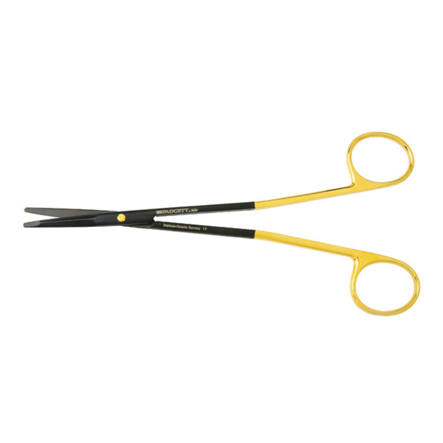 MILTEX CERAMIC SCISSORS Kaye-Freeman Scissors, 7" Straight Blunt Flat Tip, Ceramic Integra Miltex PM-21SC711CTC