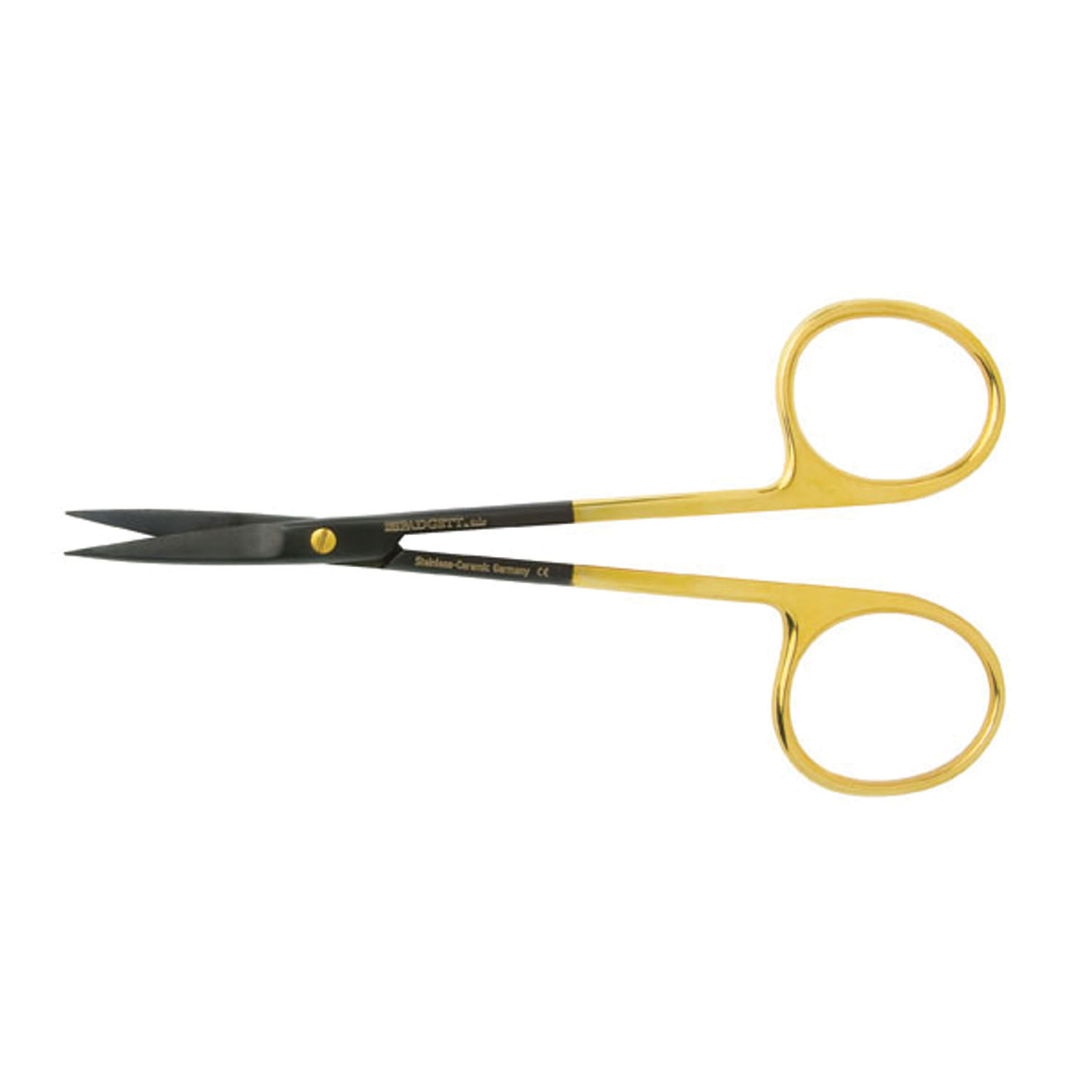 MILTEX CERAMIC SCISSORS Iris Scissors, 4½" Curved, Ceramic Integra Miltex PM-5SC306CTC