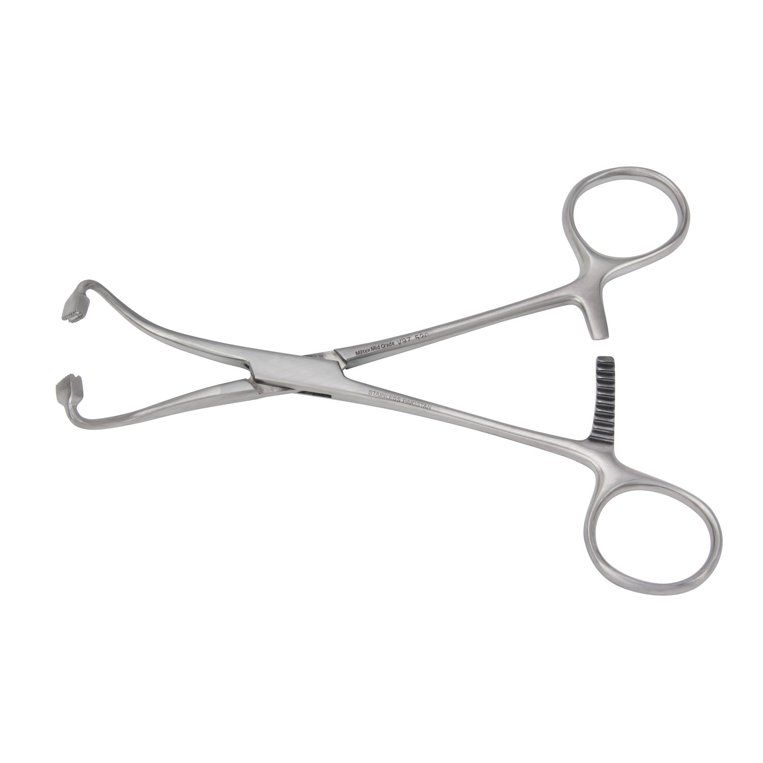 MILTEX MID-GRADE PEERS NON-PERFORATING TOWEL CLAMP Towel Clamp, 5¾" Integra Miltex V97-520