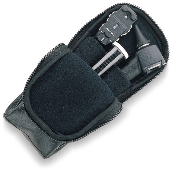 WELCH ALLYN POCKETSCOPE SETS - AA PocketScope Set Includes Ophthalmoscope, Otoscope/ Throat Illuminator, 2 "AA" Alkaline Battery Handles, Soft Case, No Charger (US Only) Hillrom 92821